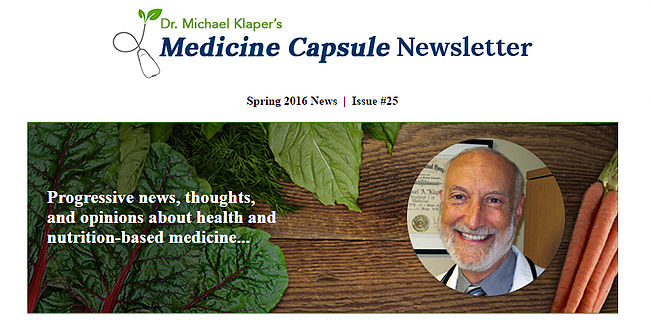 Medicine Capsule Newsletter