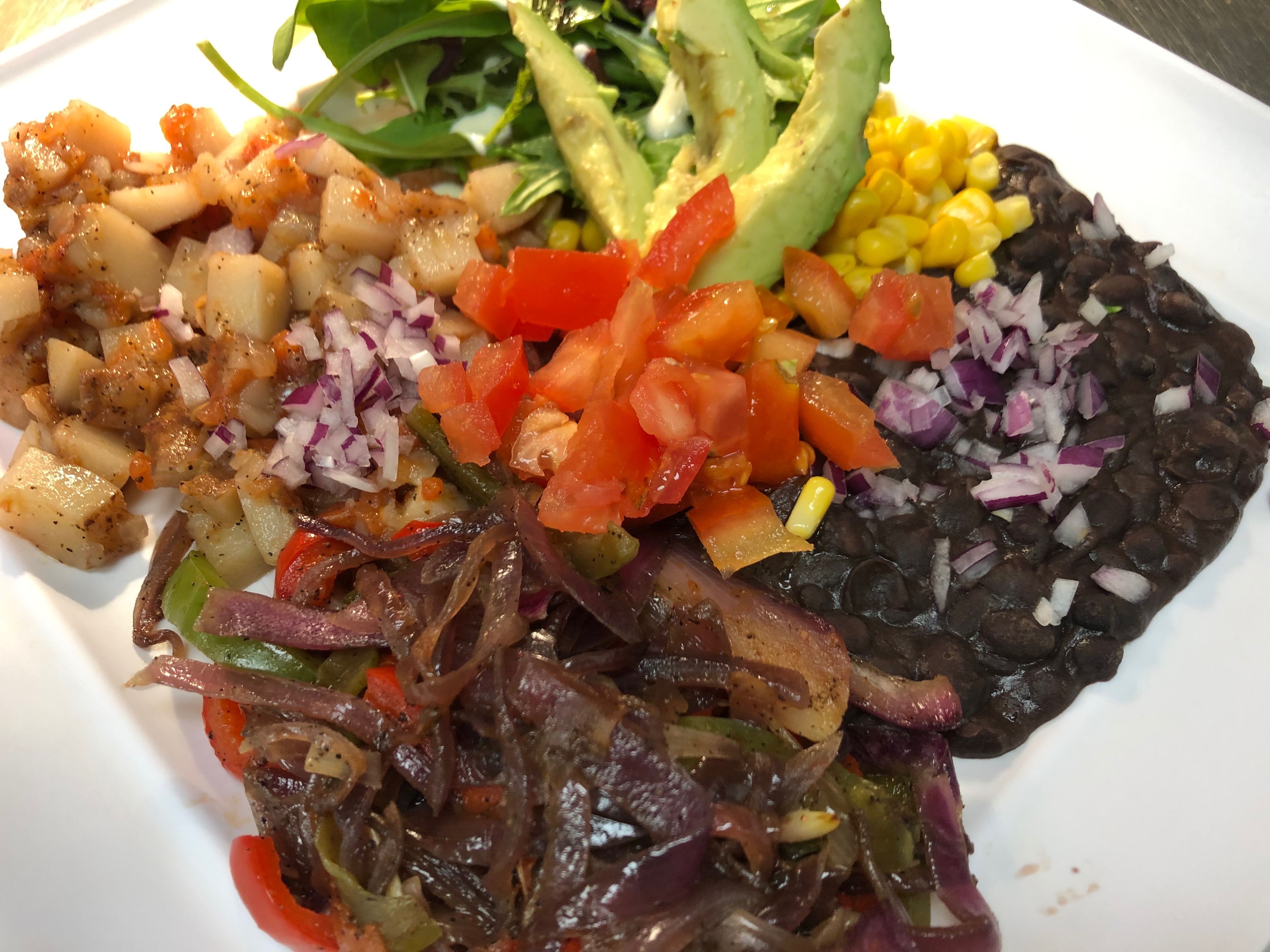 Organic Latino Fusion Plate