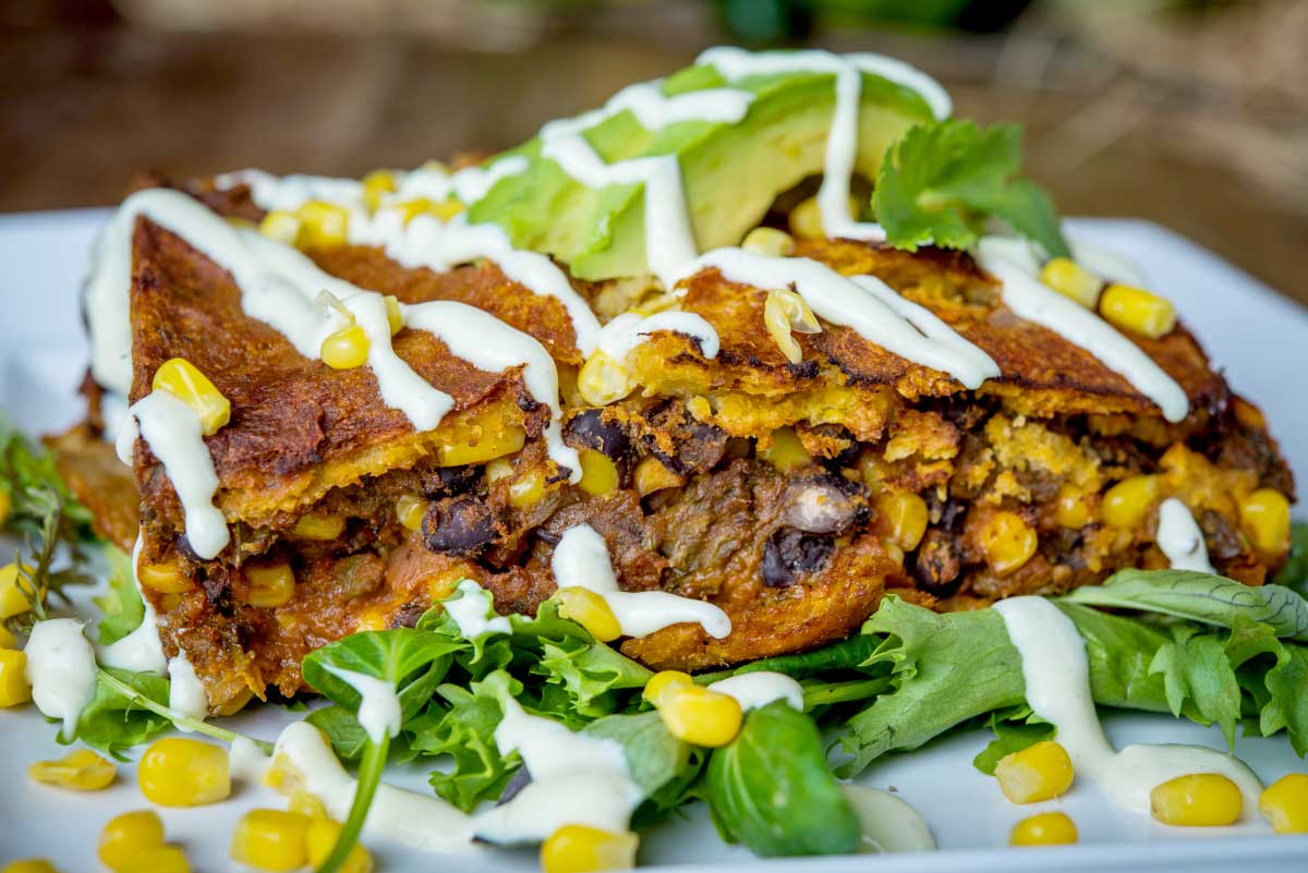 Organic Black Bean Enchilada