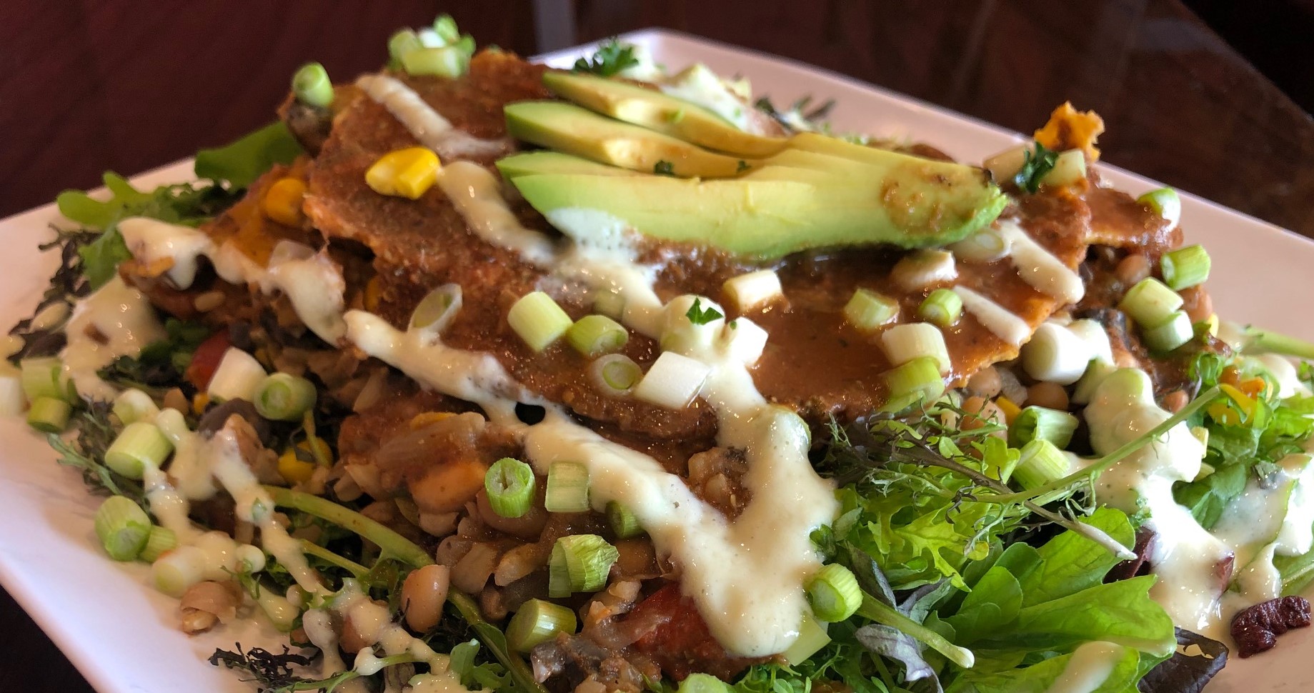 Organic Wild Mushroom Enchilada